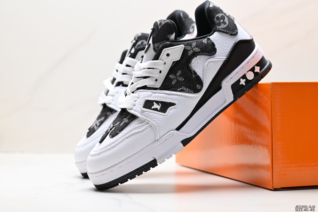 The new LVLouis Vuitton Trainer Sneaker Low casual sports culture all-match sneakers