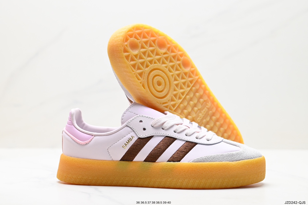 140 阿迪达斯三叶草Adidas Originals Samba Vegan OG”SPD“桑巴舞板鞋 ID0443