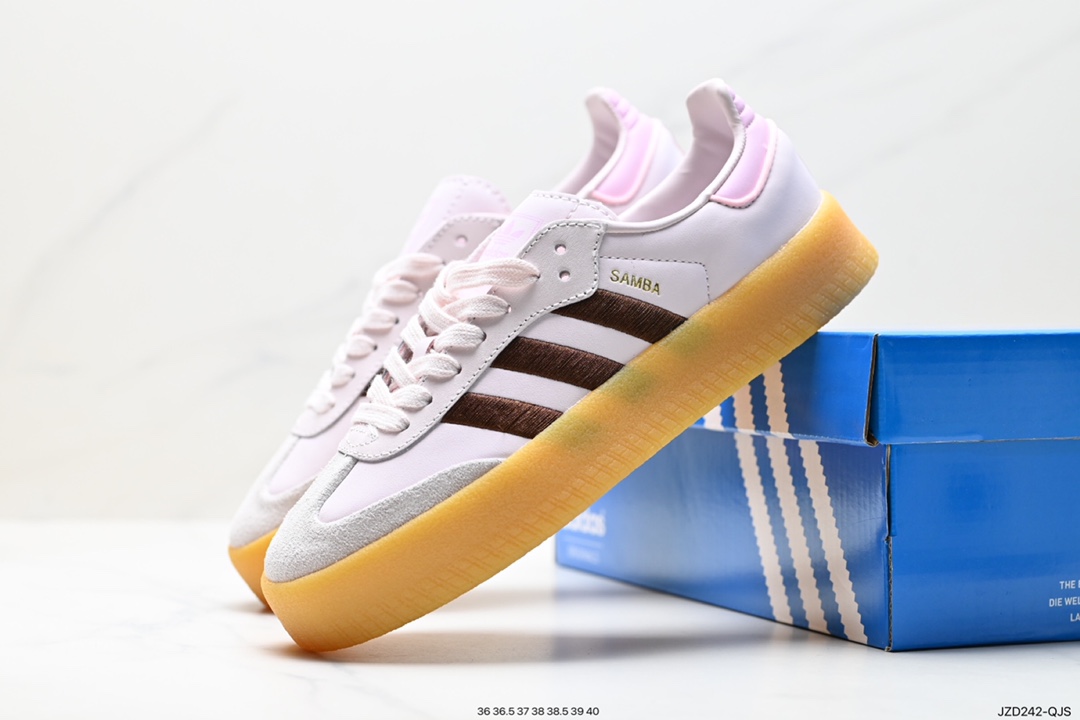 140 阿迪达斯三叶草Adidas Originals Samba Vegan OG”SPD“桑巴舞板鞋 ID0443