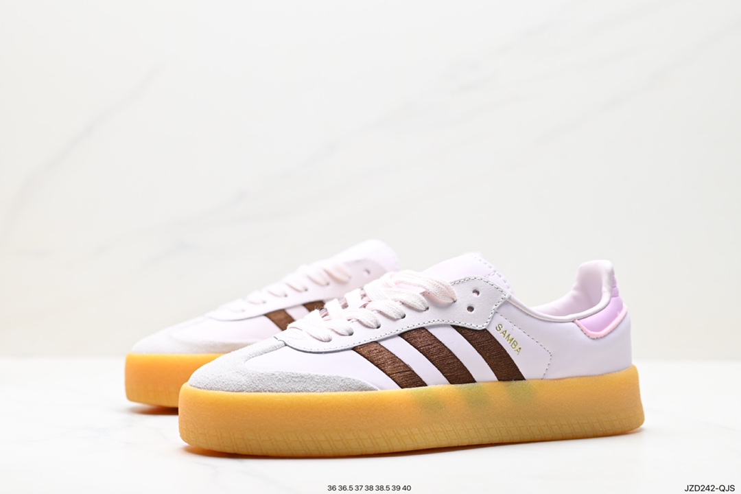 140 阿迪达斯三叶草Adidas Originals Samba Vegan OG”SPD“桑巴舞板鞋 ID0443