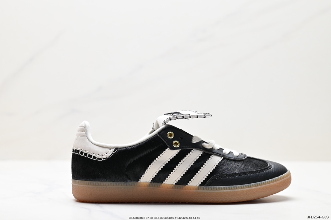 170 阿迪达斯三叶草Adidas Originals Samba Vegan OG”SPD“桑巴舞板鞋 IE0580