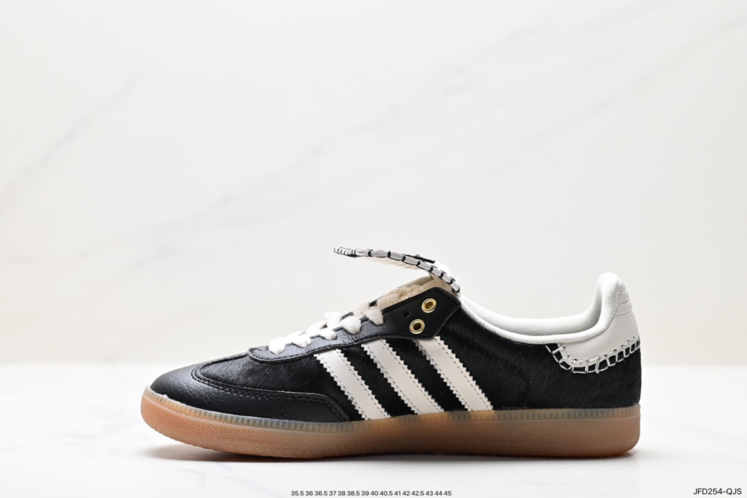 170 阿迪达斯三叶草Adidas Originals Samba Vegan OG”SPD“桑巴舞板鞋 IE0580