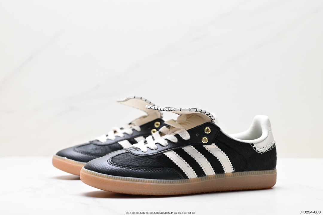 170 阿迪达斯三叶草Adidas Originals Samba Vegan OG”SPD“桑巴舞板鞋 IE0580