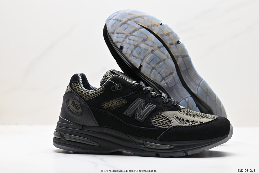 240 NB新百伦New Balance Made in USA M991系列跑步鞋“元祖灰银白”M991SD2