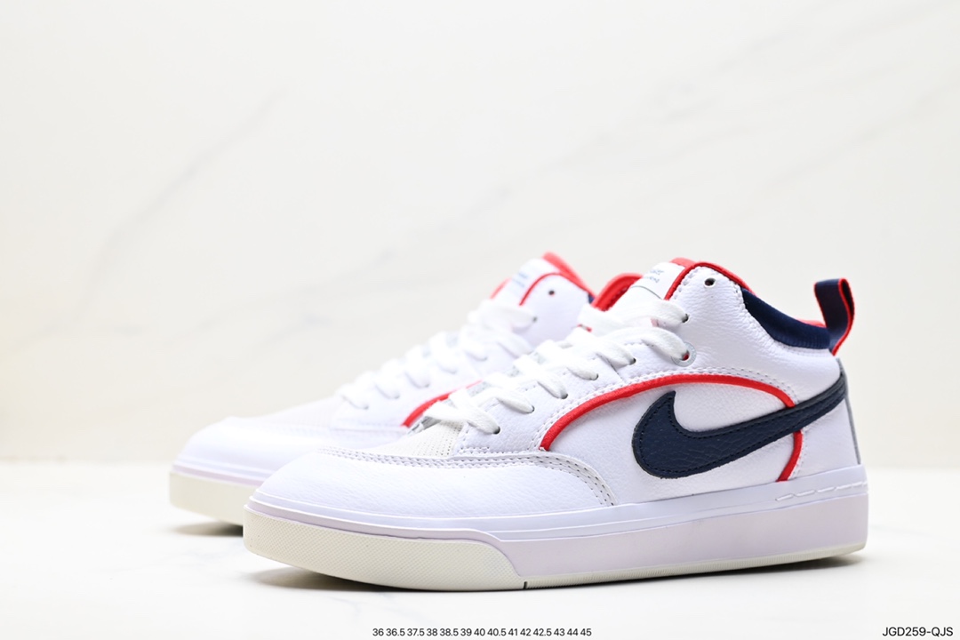 180 NIKE SB REACT LEO 2023冬季新款复古中帮滑板鞋休闲运动鞋 FD0268-100