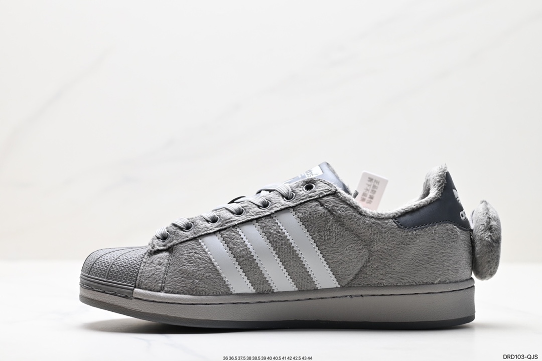 110 阿迪达斯Adidas三叶草 Originals Superstar"Sail/Green/Lace"贝壳头板鞋 GZ6989