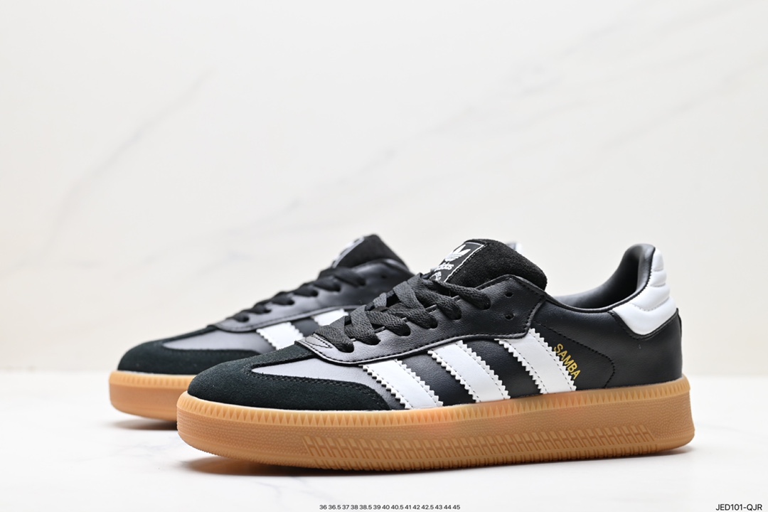 150 阿迪达斯三叶草Adidas Originals SambaX XLG桑巴舞板鞋 IE1379