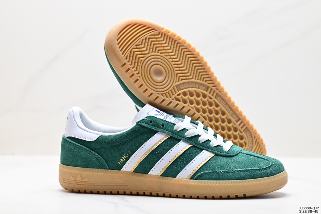 130 Adidas Handball Spezial”Brown“手球运动员系列低帮休闲鞋 ID2116