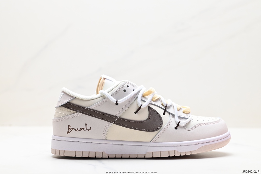 170 Nike SB Dunk Low”Milk White/Pink/Smile“扣篮板鞋 采