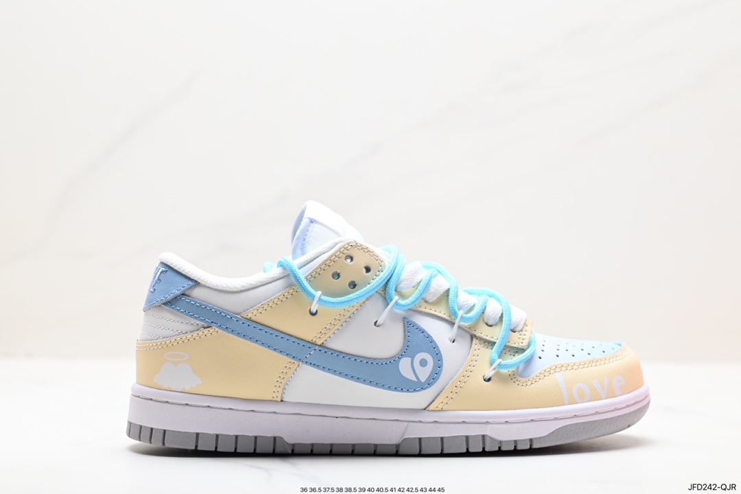 170 Nike SB Dunk Low”Milk White/Pink/Smile“扣篮板鞋 采