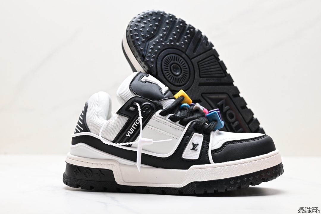 The new LVLouis Vuitton Trainer Sneaker Low casual sports culture all-match sneakers