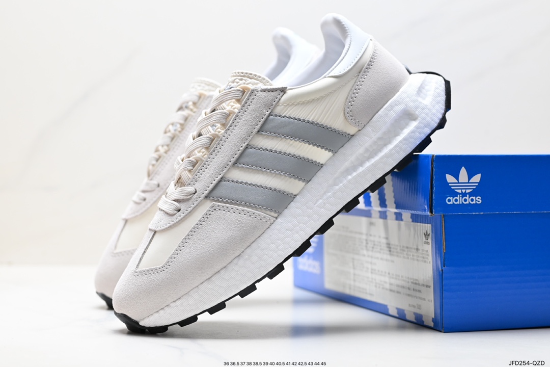 adidas Racing E5 Boost Prototype 速度轻盈复古系列 IE7063