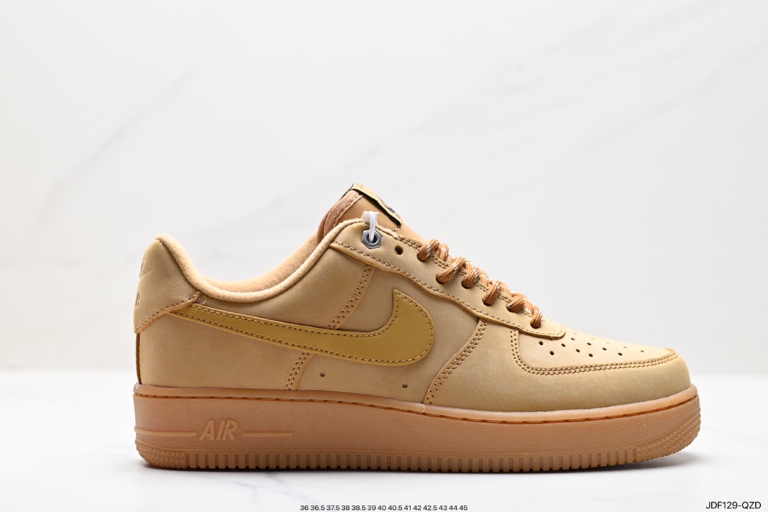 125 Nike Air Force1 Low AF1 经典款小麦色空军一号低帮休闲板鞋 CJ9179-200