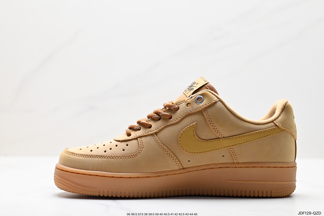 125 Nike Air Force1 Low AF1 经典款小麦色空军一号低帮休闲板鞋 CJ9179-200