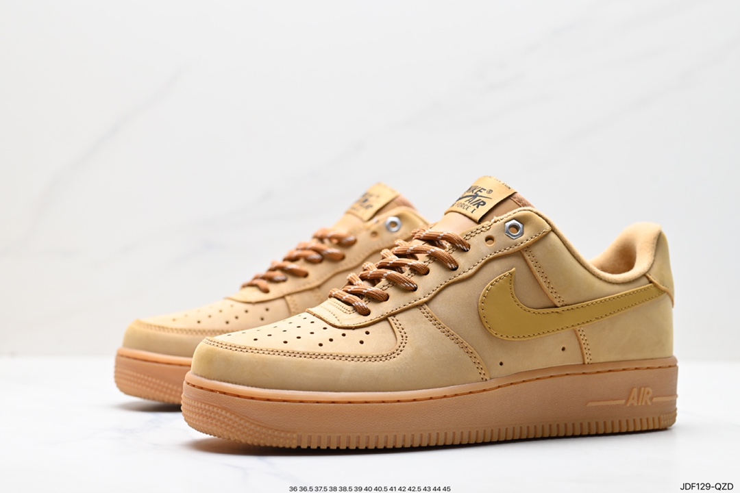 125 Nike Air Force1 Low AF1 经典款小麦色空军一号低帮休闲板鞋 CJ9179-200