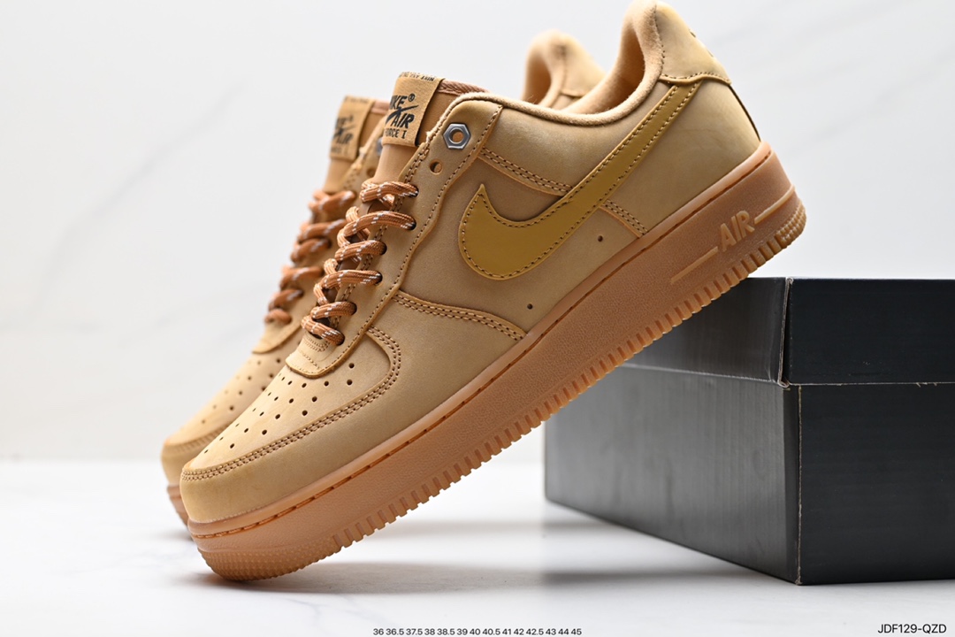 125 Nike Air Force1 Low AF1 经典款小麦色空军一号低帮休闲板鞋 CJ9179-200