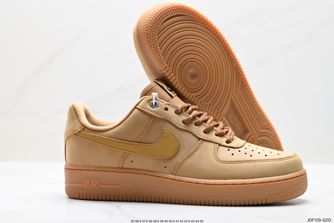 125 Nike Air Force1 Low AF1 经典款小麦色空军一号低帮休闲板鞋 CJ9179-200