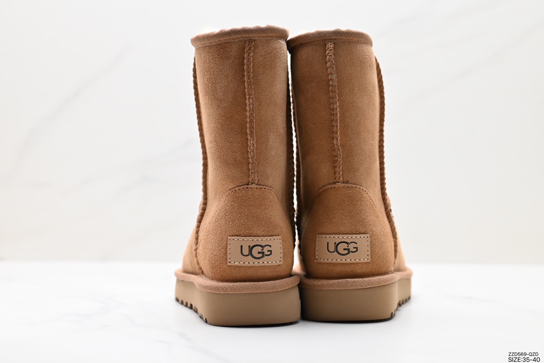 250 纯原 UGG 6109 周冬雨Mini中靴秋冬羊皮毛一体雪地靴