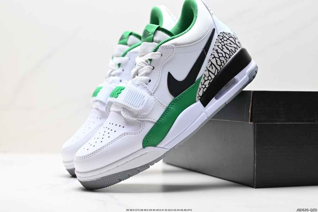 200 耐克Nike Air Jordan Legacy 312 Low”White/Pine Green“乔丹篮球鞋 FN3407-101