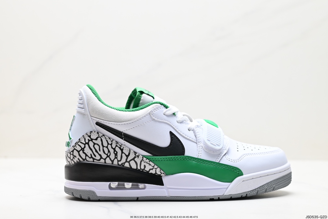 200 耐克Nike Air Jordan Legacy 312 Low”White/Pine Green“乔丹篮球鞋 FN3407-101