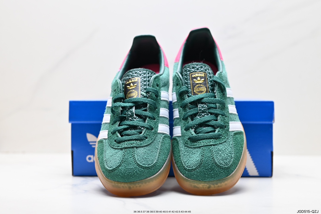 180 阿迪达斯Adidas originals Gazelle Indoor 浅紫白 IG5929