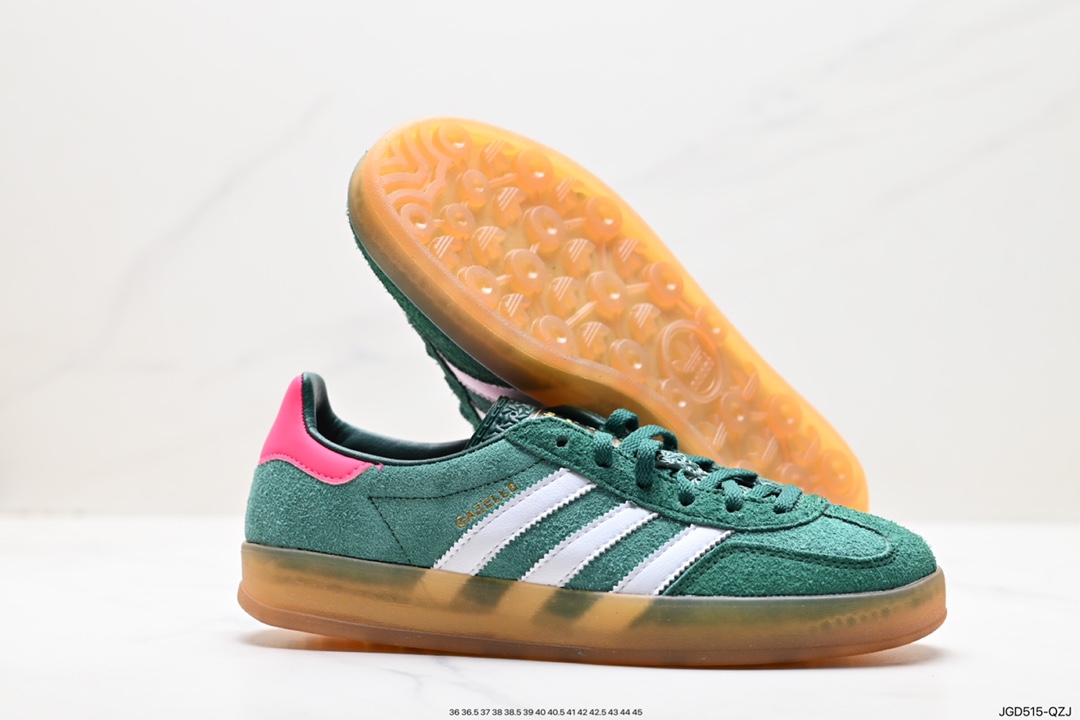 180 阿迪达斯Adidas originals Gazelle Indoor 浅紫白 IG5929