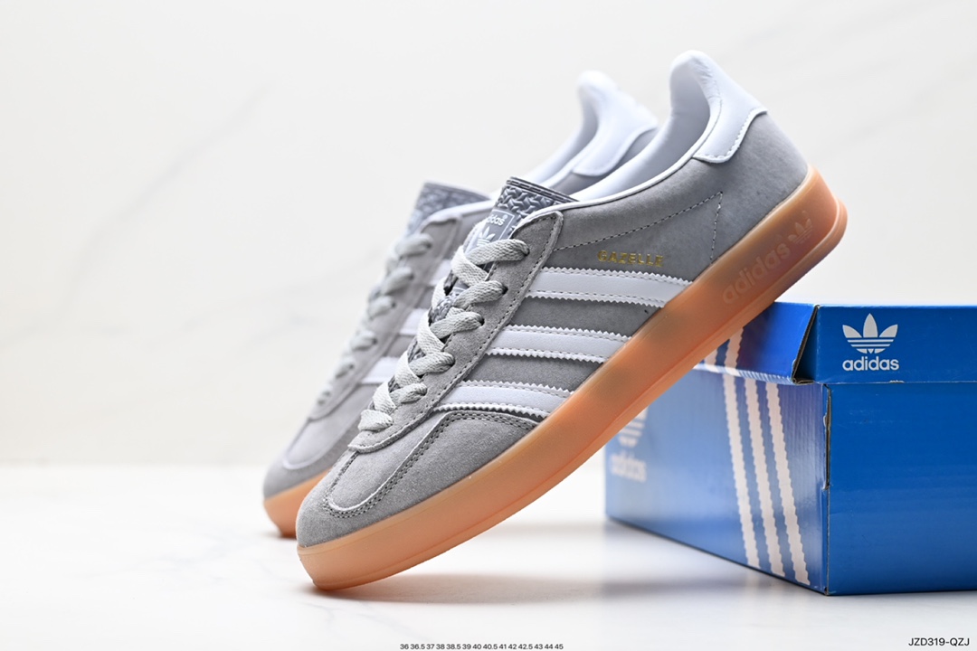 140 阿迪达斯Adidas originals Gazelle Indoor ”浅紫白“ ID0978