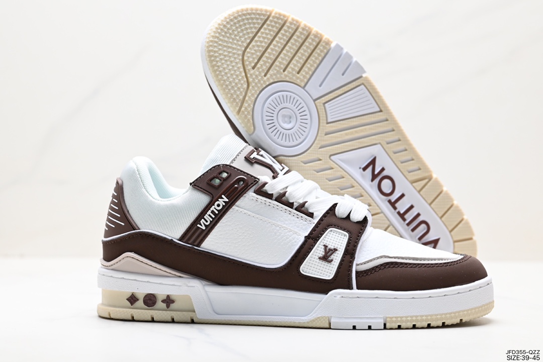 The new LVLouis Vuitton Trainer Sneaker Low casual sports culture all-match sneakers