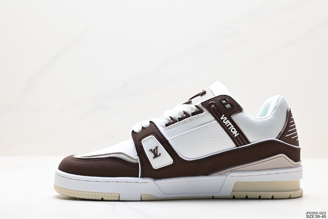 The new LVLouis Vuitton Trainer Sneaker Low casual sports culture all-match sneakers