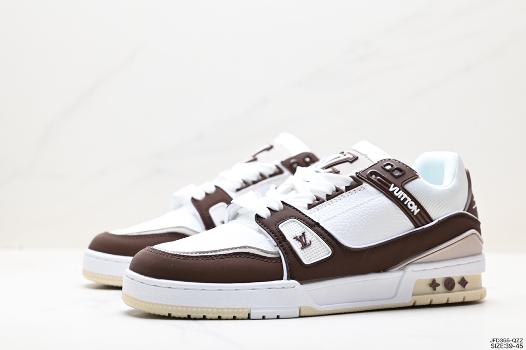 The new LVLouis Vuitton Trainer Sneaker Low casual sports culture all-match sneakers