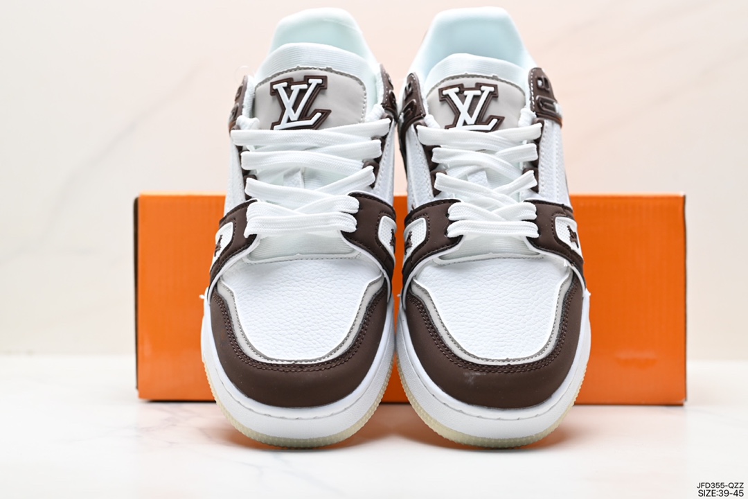 The new LVLouis Vuitton Trainer Sneaker Low casual sports culture all-match sneakers