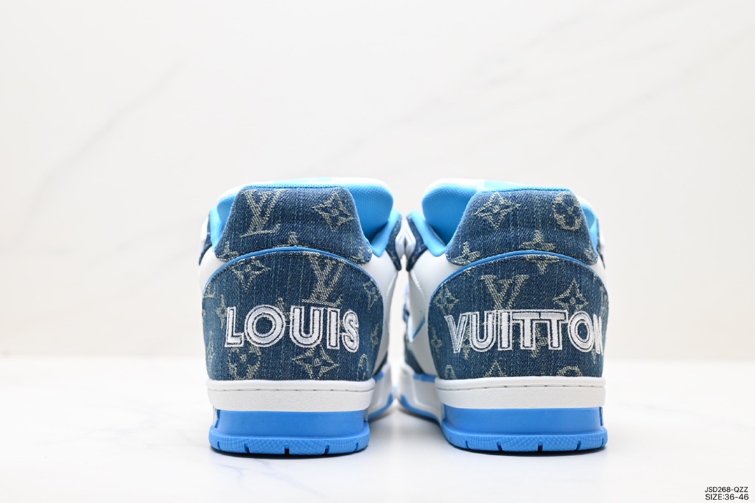 Louis Vuitton Trainer Maxi Low Sneaker Basketball Sneakers