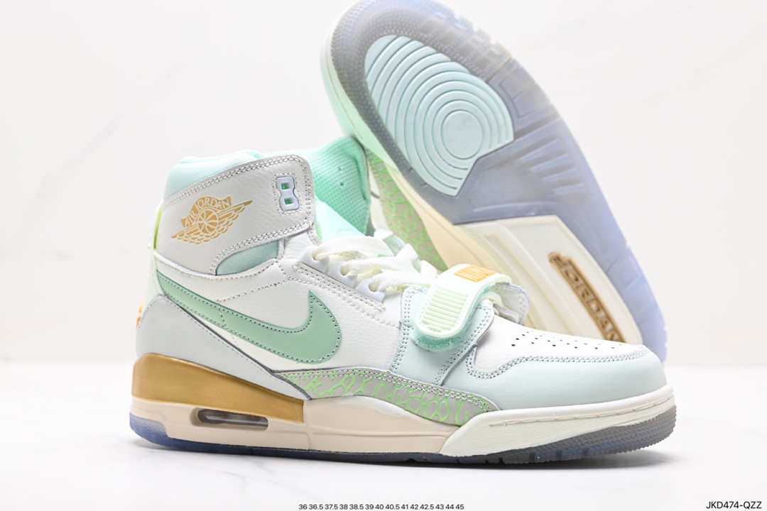 160 耐克Nike Air Jordan Legacy 312 Low”White/Pine Green“乔丹篮球鞋 DR8486-131