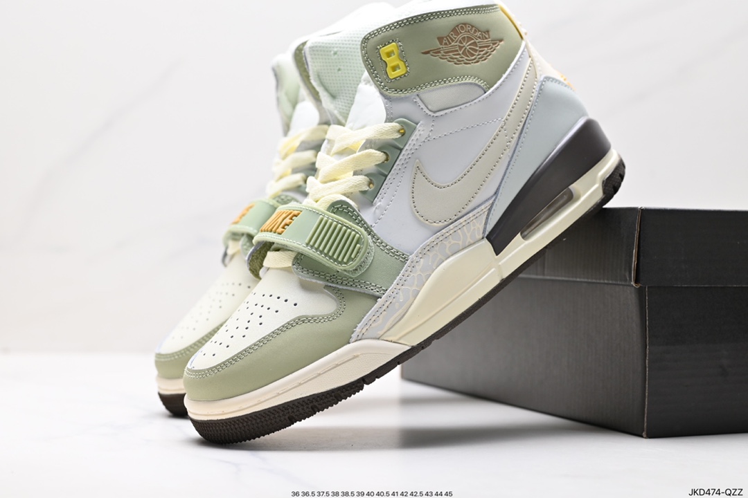 160 耐克Nike Air Jordan Legacy 312 Low”White/Pine Green“乔丹篮球鞋 DR8486-131