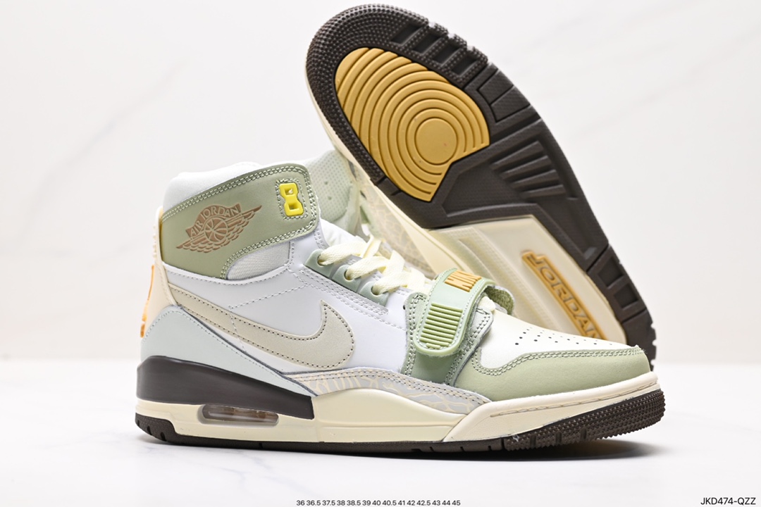 160 耐克Nike Air Jordan Legacy 312 Low”White/Pine Green“乔丹篮球鞋 DR8486-131