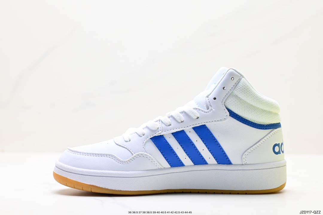 adidas HOOPS 3.0 all-match single item tennis sports casual high-top sneakers GY4745