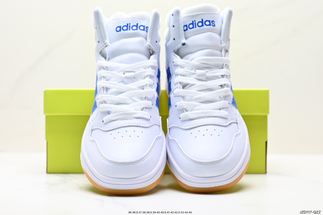 adidas HOOPS 3.0 all-match single item tennis sports casual high-top sneakers GY4745