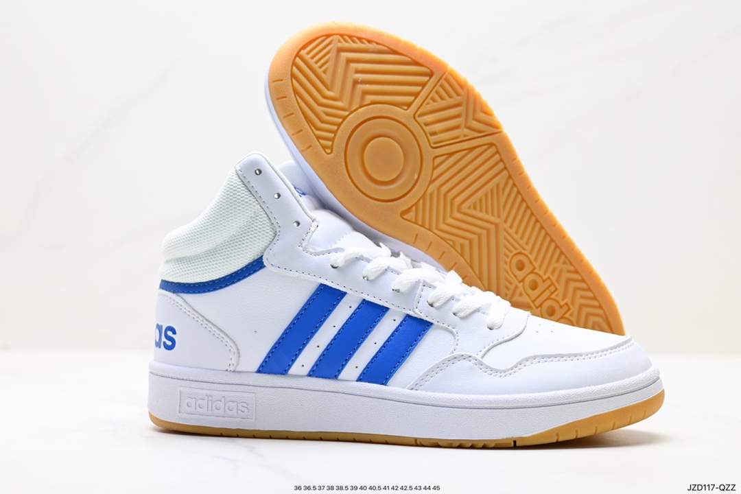 adidas HOOPS 3.0 all-match single item tennis sports casual high-top sneakers GY4745