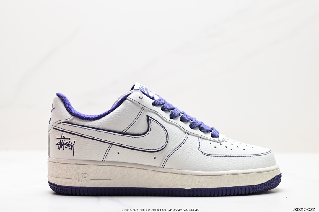 160 Nike Air Force 1 Low 耐克 空军一号 低帮 白紫 UN1635-555