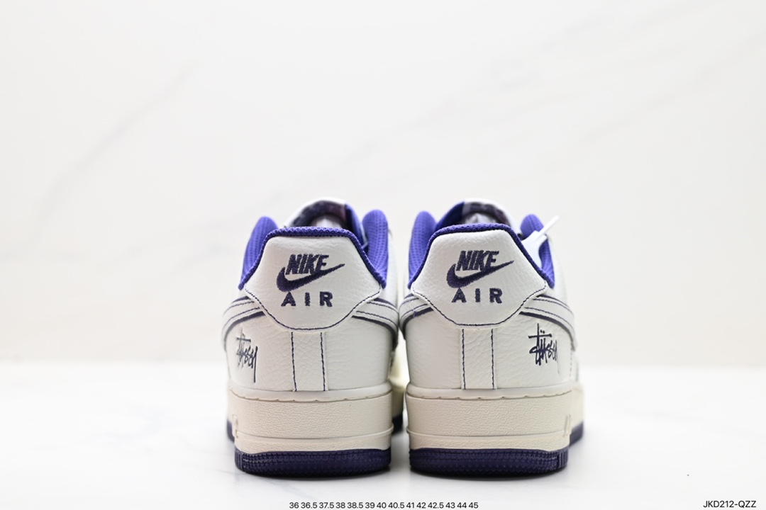 160 Nike Air Force 1 Low 耐克 空军一号 低帮 白紫 UN1635-555