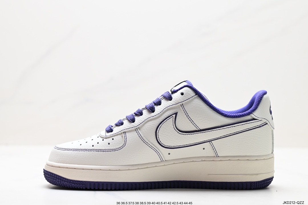 160 Nike Air Force 1 Low 耐克 空军一号 低帮 白紫 UN1635-555