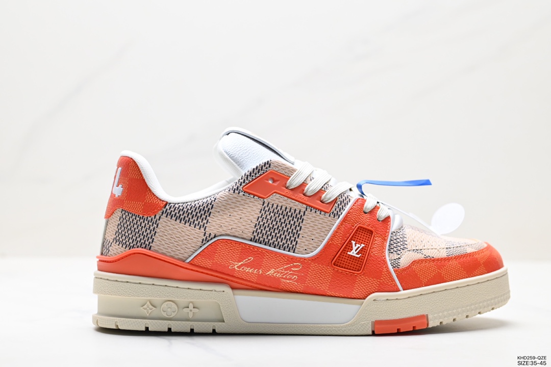 550 Louis Vuitton Trainer Sneaker Low 空胶版本