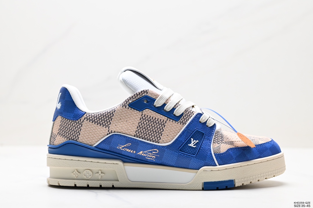 550 Louis Vuitton Trainer Sneaker Low 空胶版本