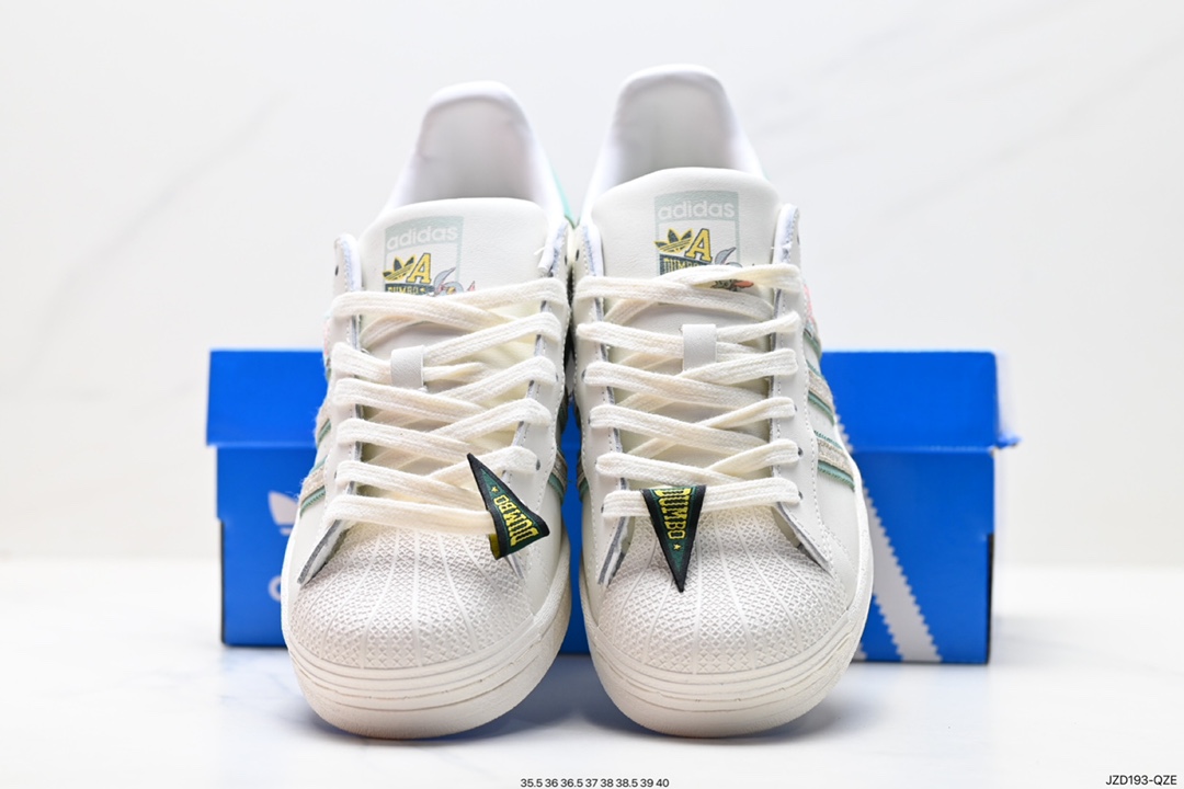 140 阿迪达斯Adidas三叶草 Originals Superstar Pride RM贝壳头板鞋  IE5880