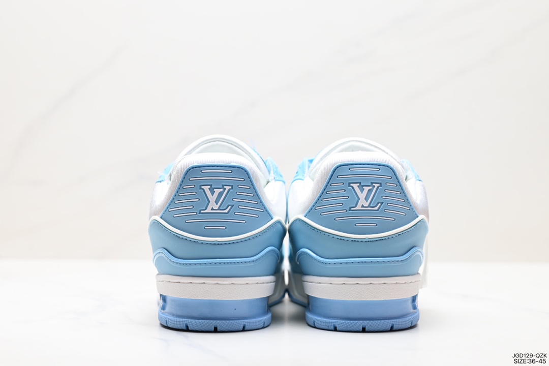 全新LV路易威登Louis Vuitton Trainer Sneaker Low休闲运动文化百搭板鞋