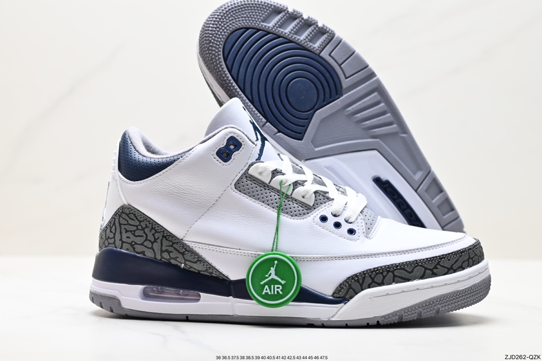 Air Jordan 3 Retro ”Hide and Sneak“ 白灰棕 CT8532-140