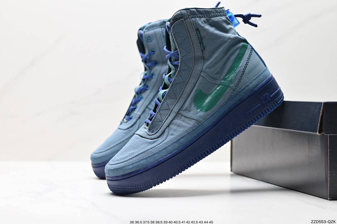 250 耐克NIKE Air Force 1 Hi Shell 空军一号防水机能高帮板鞋  DQ6069-200