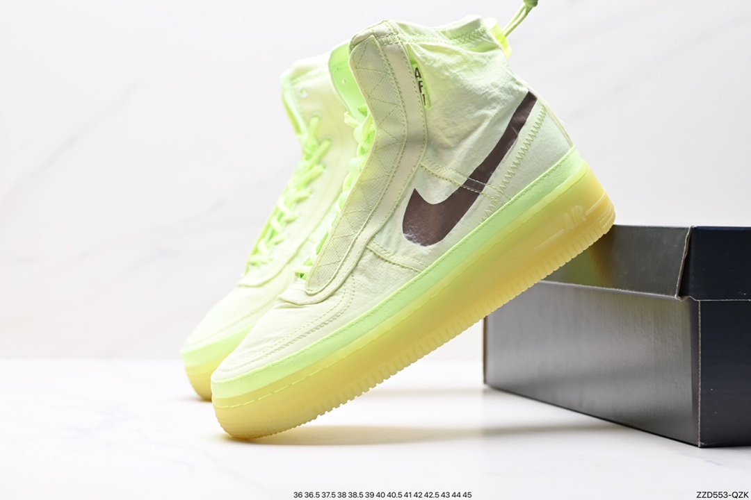 250 耐克NIKE Air Force 1 Hi Shell 空军一号防水机能高帮板鞋  DQ6069-200