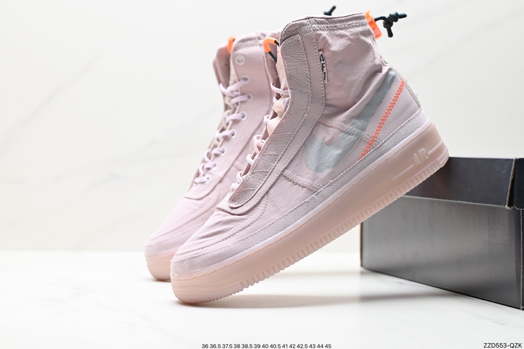 250 耐克NIKE Air Force 1 Hi Shell 空军一号防水机能高帮板鞋  DQ6069-200