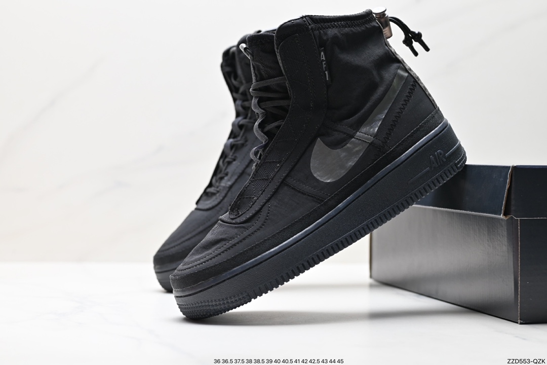 250 耐克NIKE Air Force 1 Hi Shell 空军一号防水机能高帮板鞋  DQ6069-200